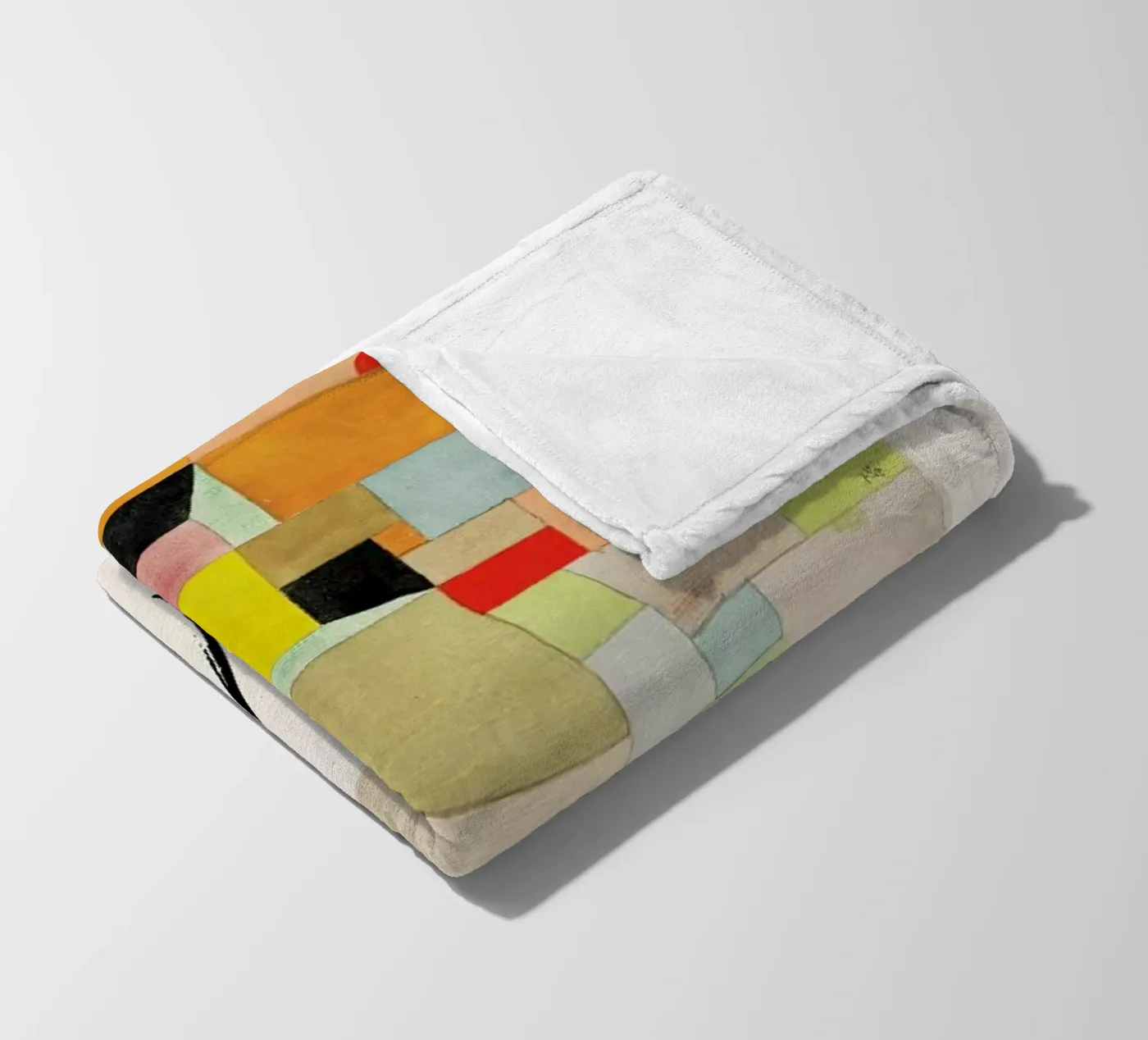 Klee - Split Coloured Rectangles fleecedeken van ARTOTHEK