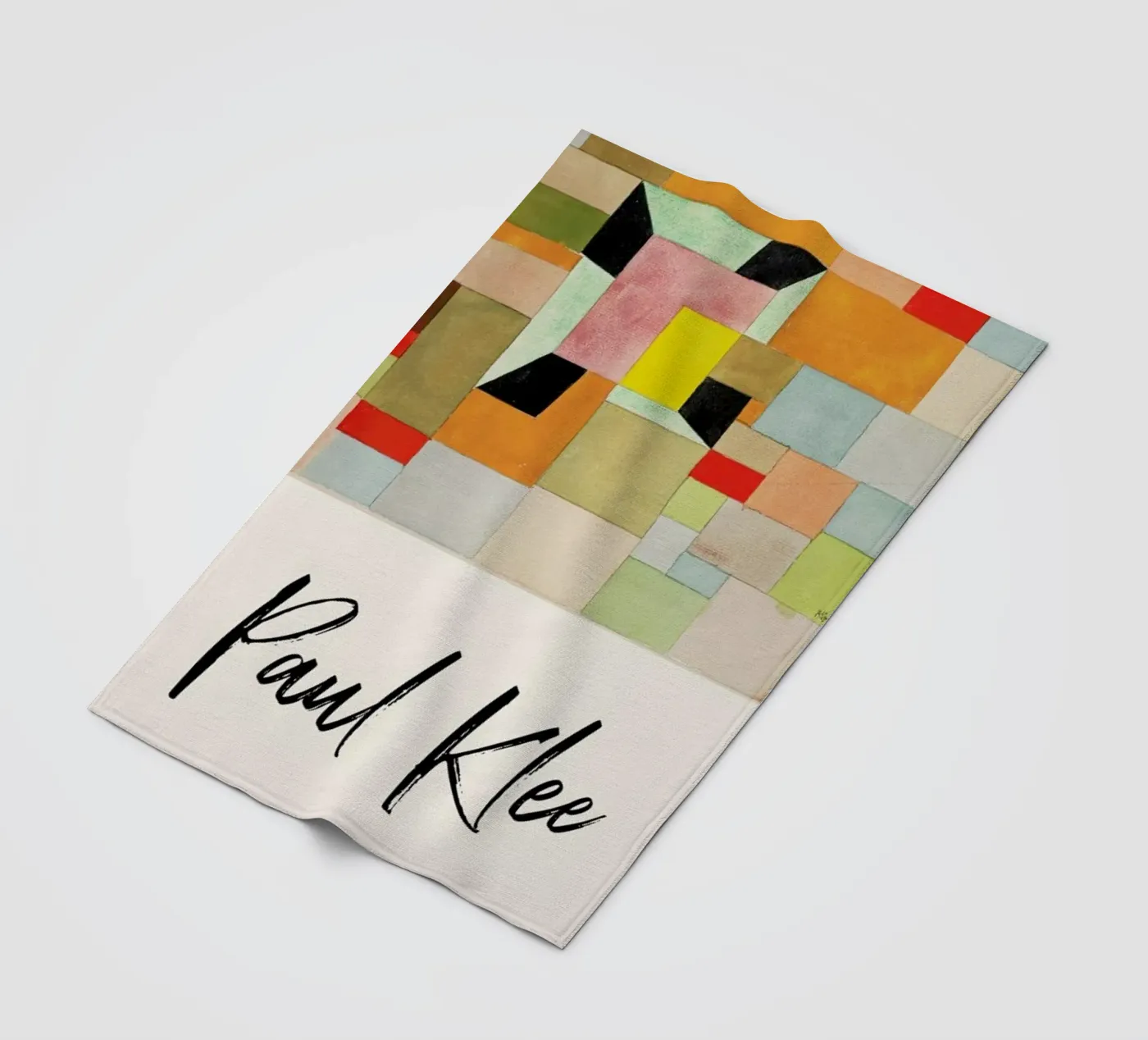 Klee - Split Coloured Rectangles fleecedeken van ARTOTHEK