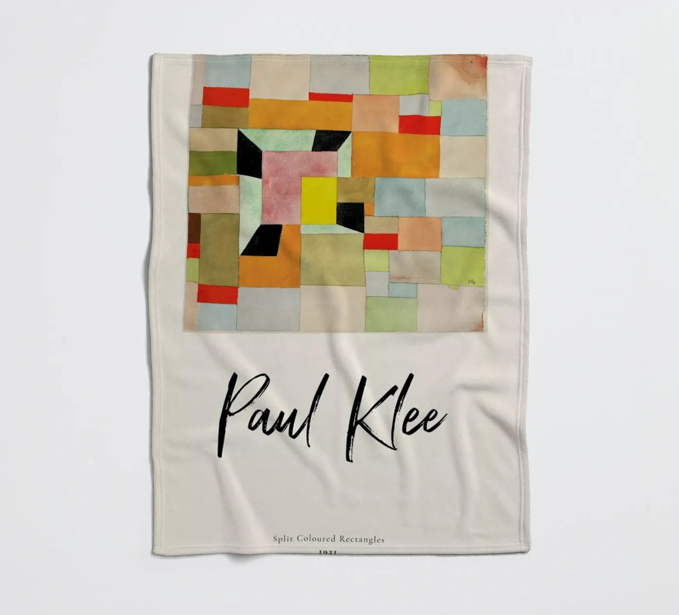 Klee - Split Coloured Rectangles coperta in pile da ARTOTHEK