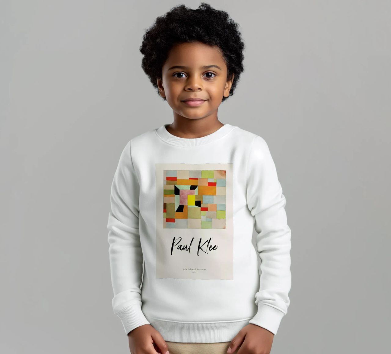Klee - Split Coloured Rectangles felpa bambino da ARTOTHEK