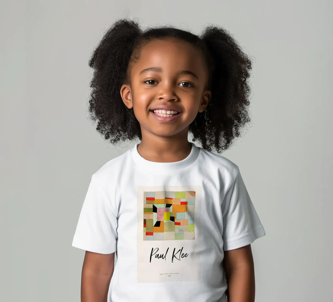 Klee - Split Coloured Rectangles kinder t-shirt van ARTOTHEK