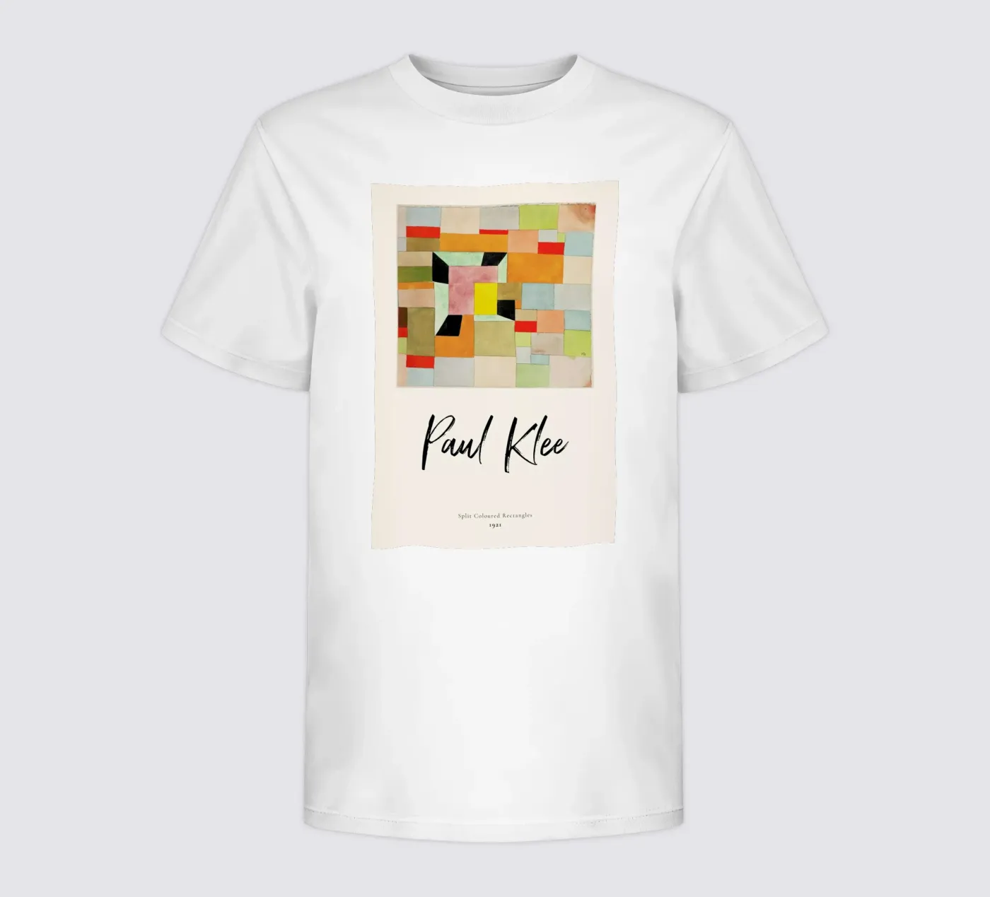 Klee - Split Coloured Rectangles kinder t-shirt van ARTOTHEK