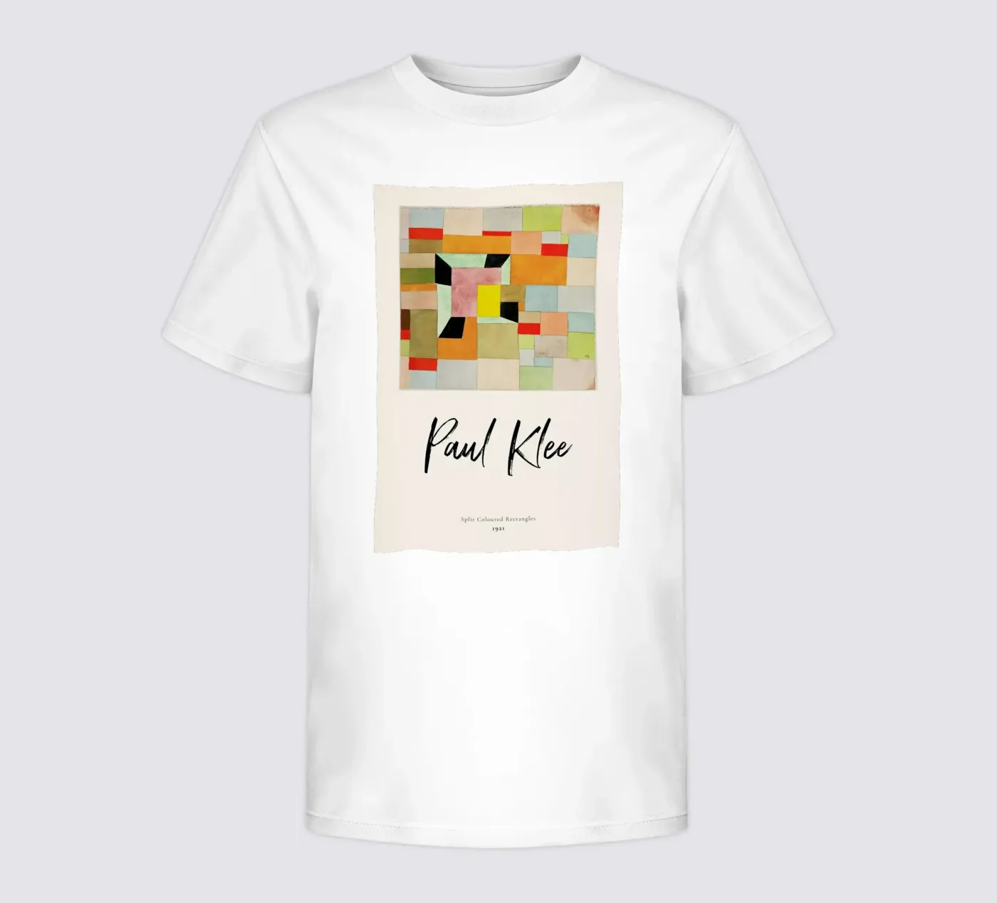 Klee - Split Coloured Rectangles kinder t-shirt van ARTOTHEK
