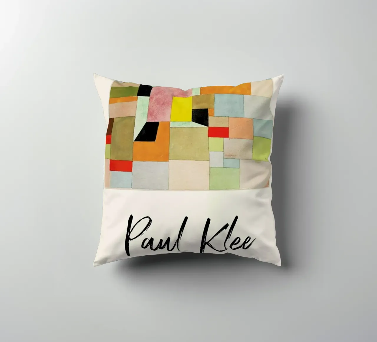 Klee - Split Coloured Rectangles Kissen von ARTOTHEK