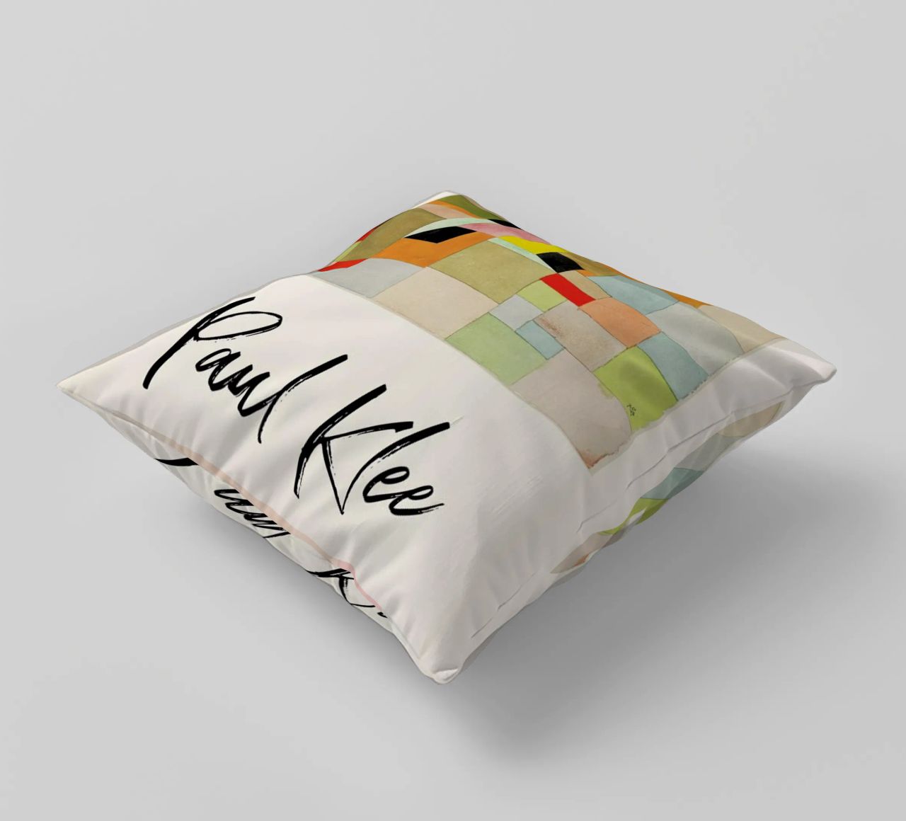 Klee - Split Coloured Rectangles cuscino da ARTOTHEK