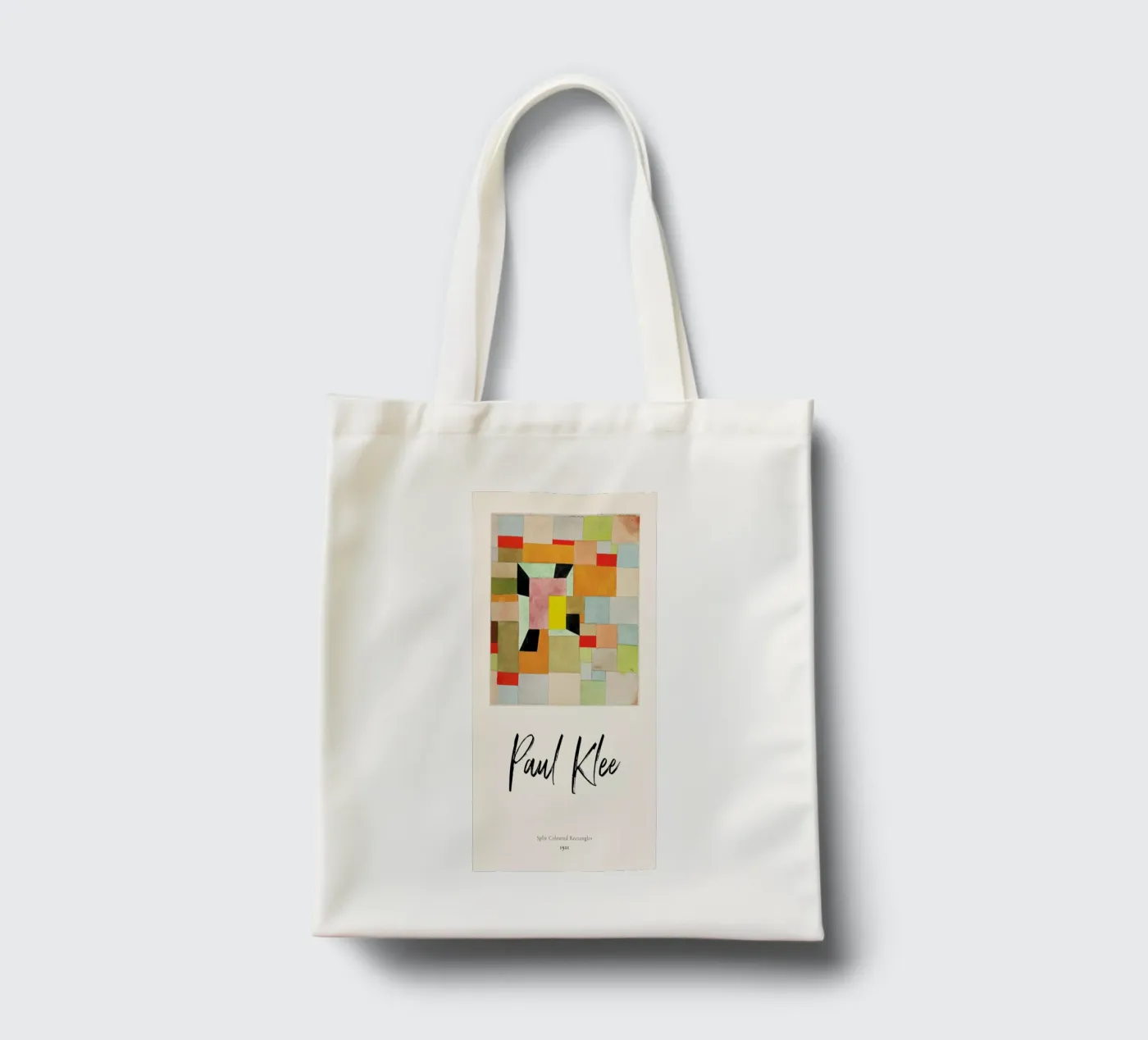 Klee - Split Coloured Rectangles tote bag by ARTOTHEK