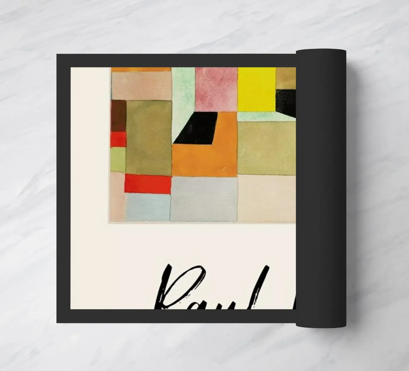 Klee - Split Coloured Rectangles deurmat van ARTOTHEK