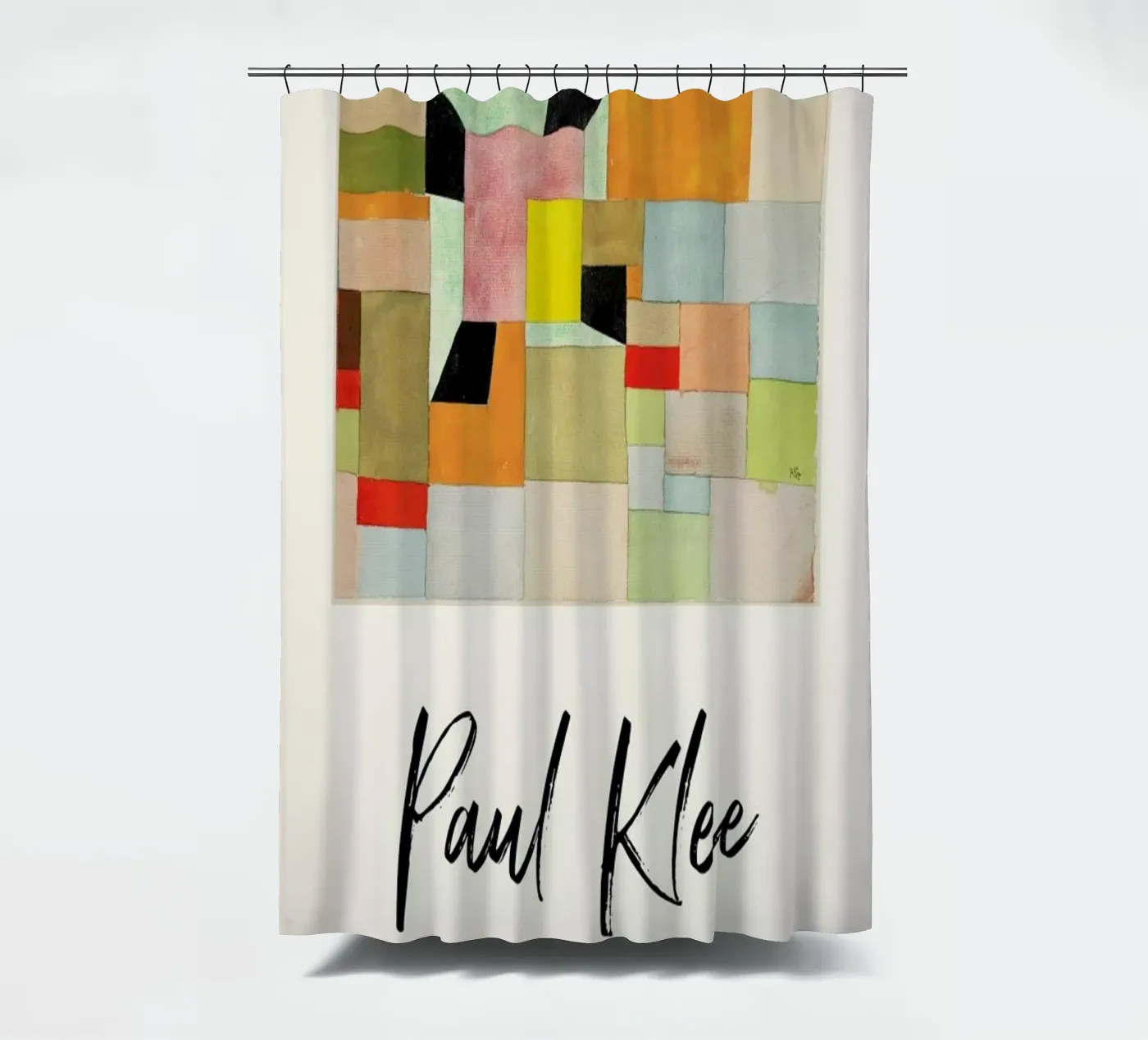 Klee - Split Coloured Rectangles Duschvorhang von ARTOTHEK