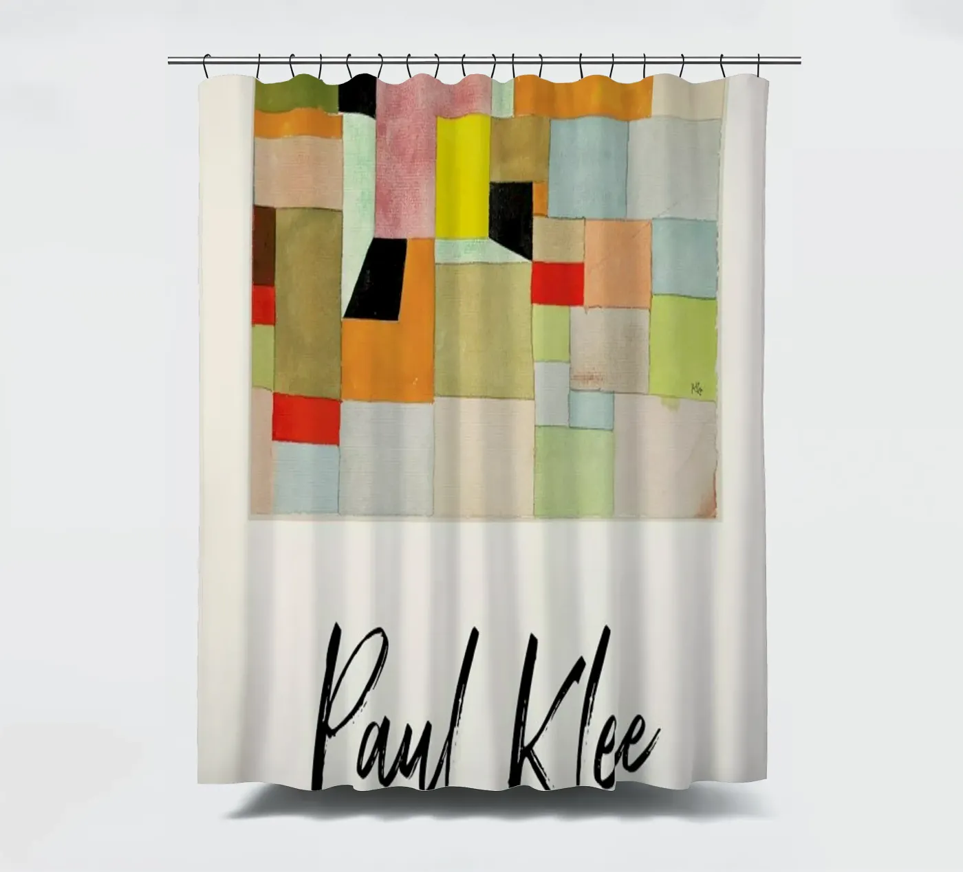 Klee - Split Coloured Rectangles tenda da doccia da ARTOTHEK