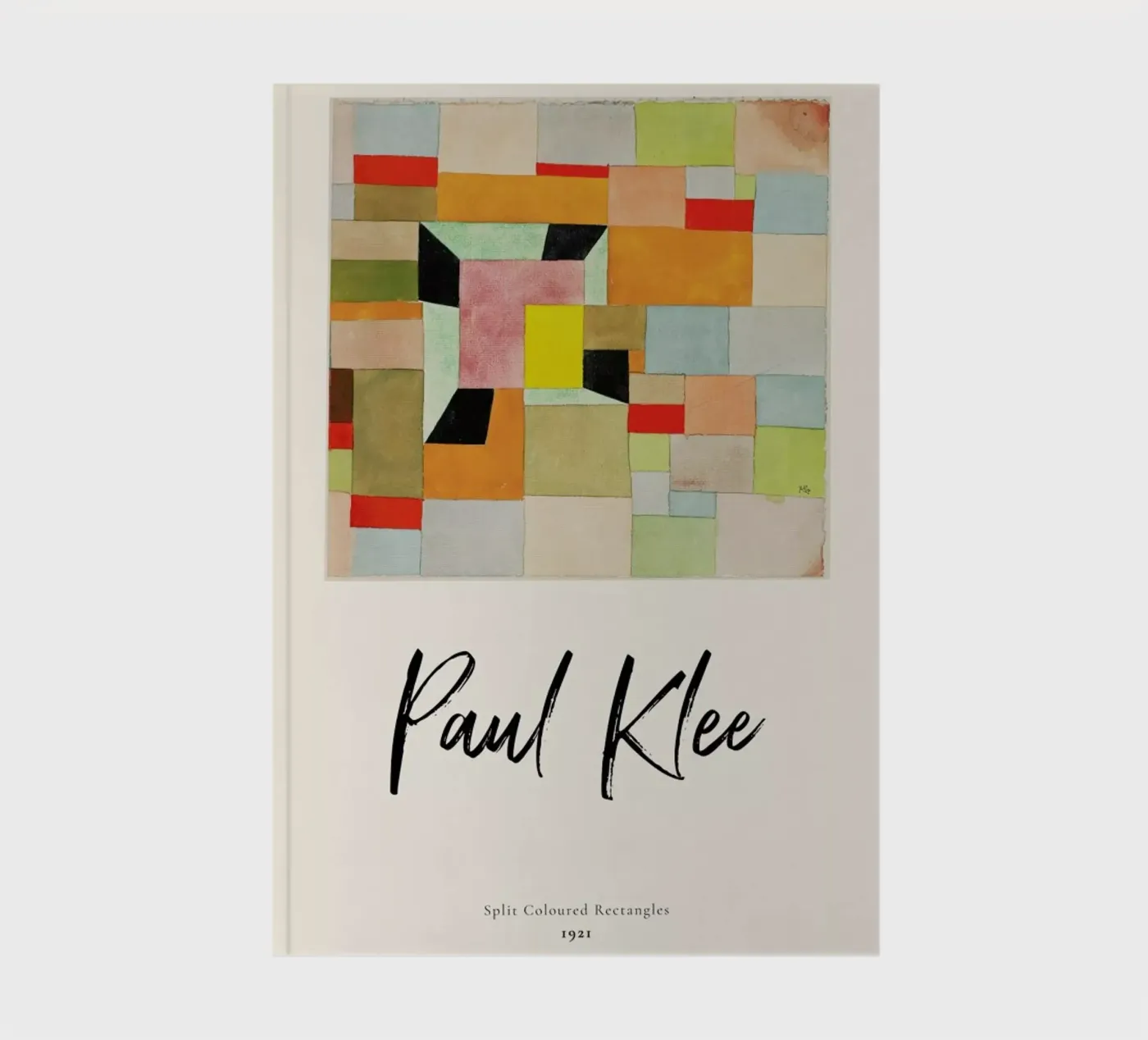 Klee - Split Coloured Rectangles notebook by ARTOTHEK