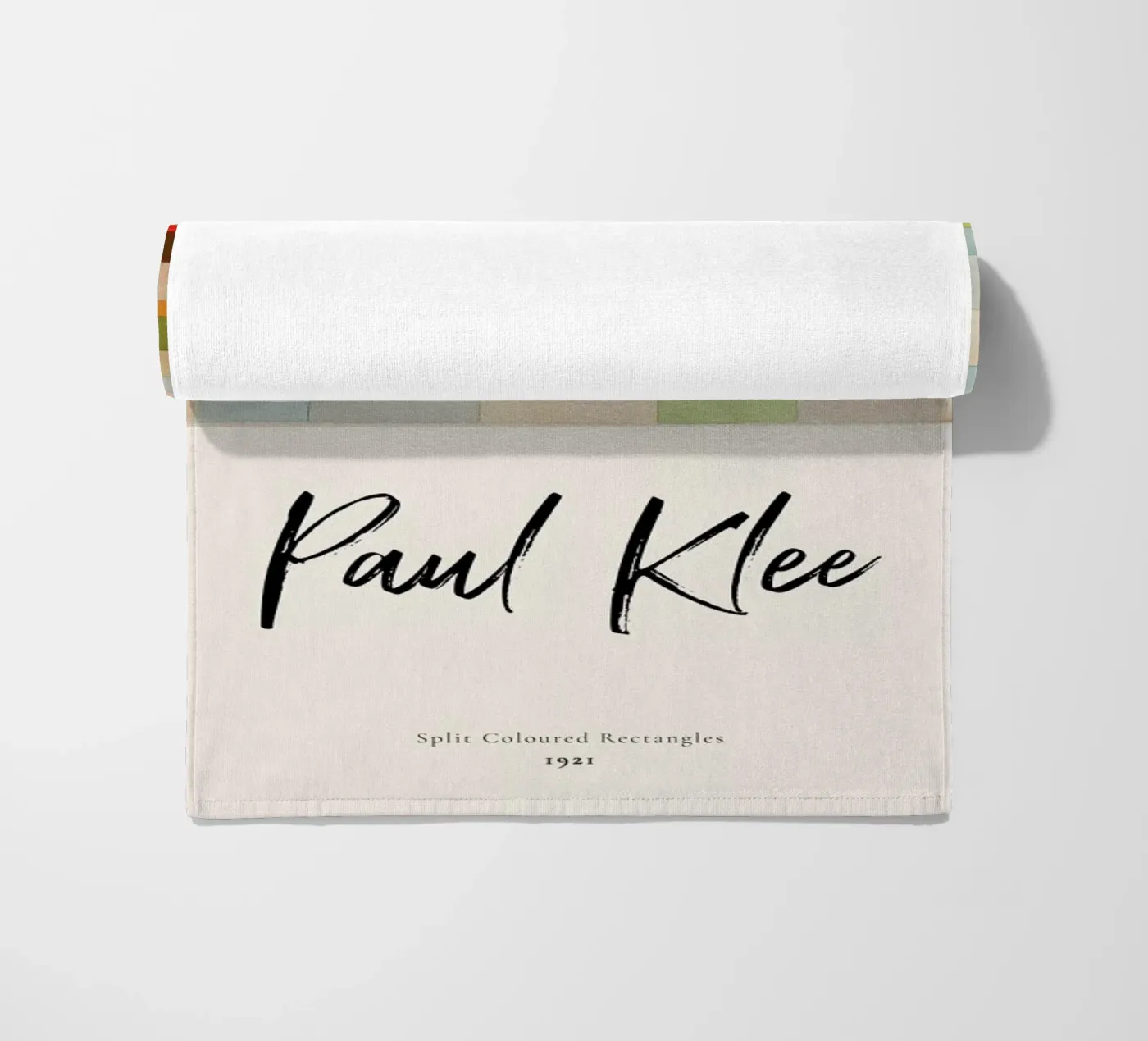 Klee - Split Coloured Rectangles strandhanddoek van ARTOTHEK