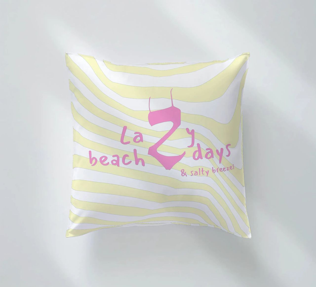 Lazy beach days cuscino da Bureau Purpur