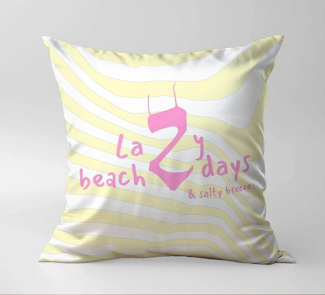 Lazy beach days cuscino da Bureau Purpur