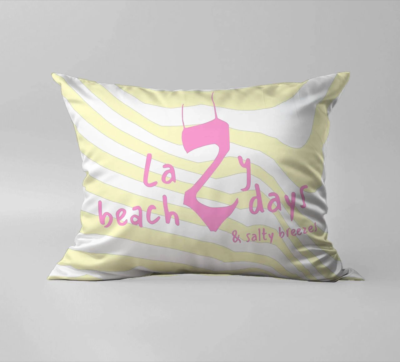 Lazy beach days cuscino da Bureau Purpur