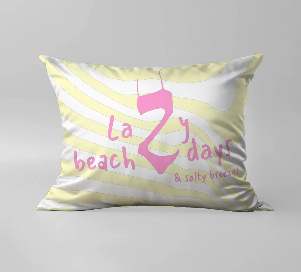 Lazy beach days cojín de Bureau Purpur