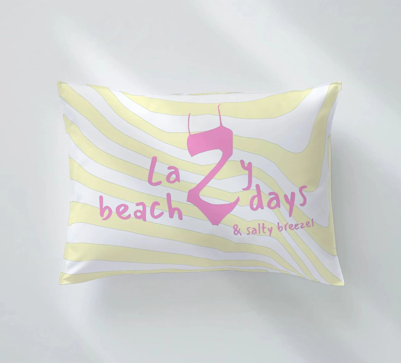 Lazy beach days cuscino da Bureau Purpur