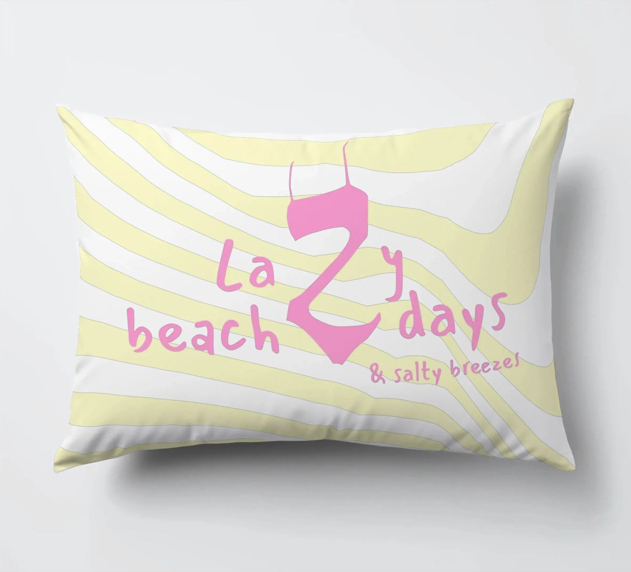 Lazy beach days cuscino da Bureau Purpur