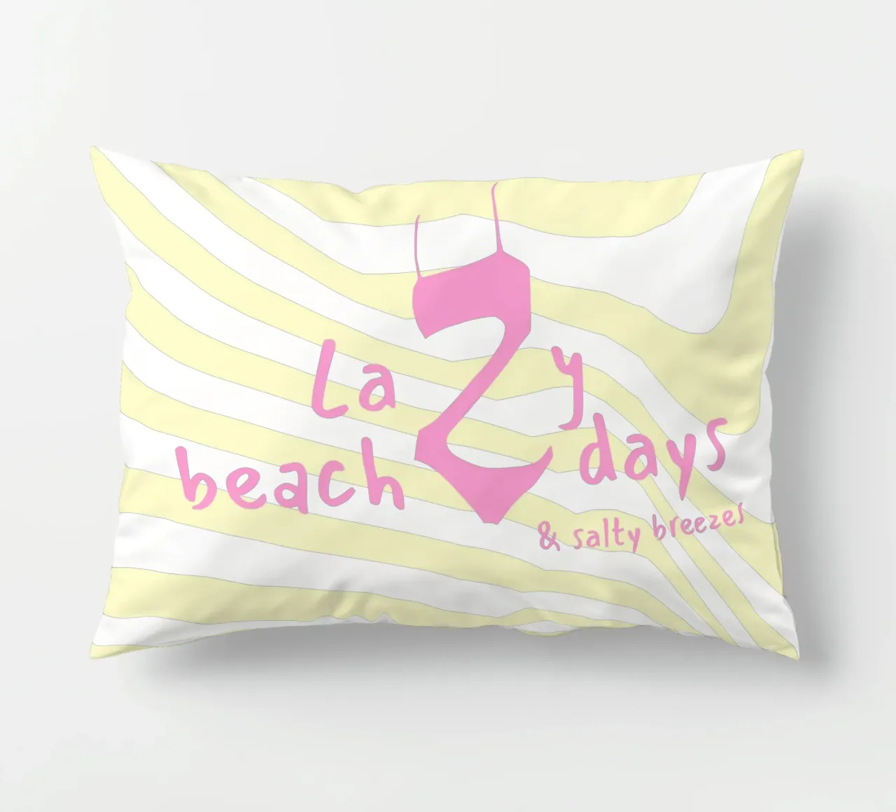 Lazy beach days coussin de Bureau Purpur
