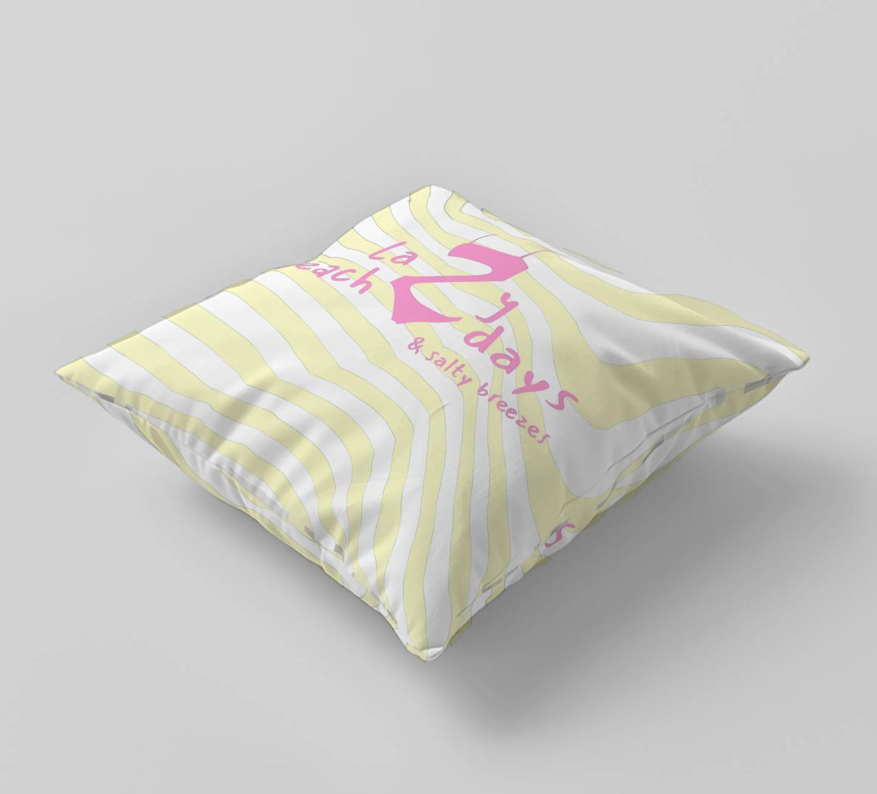 Lazy beach days cuscino da Bureau Purpur