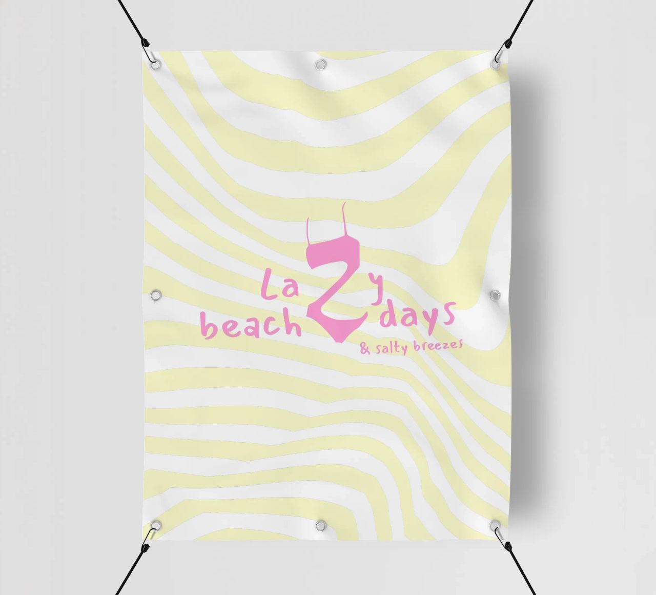 Lazy beach days telo in pvc da Bureau Purpur