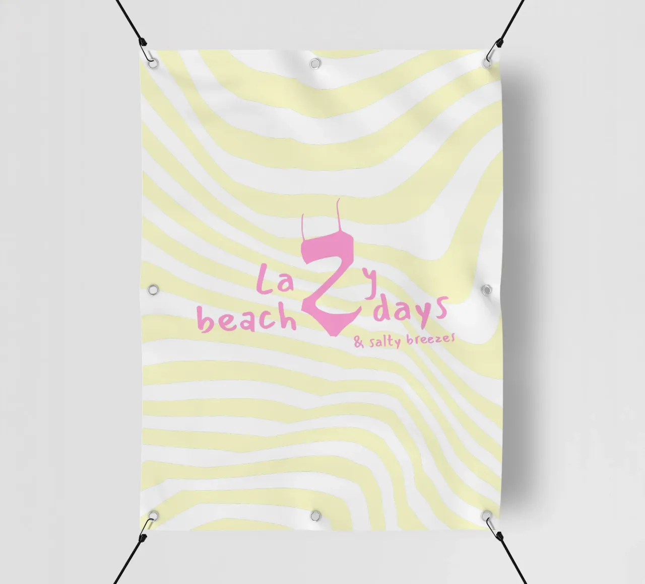 Lazy beach days PVC Plane von Bureau Purpur