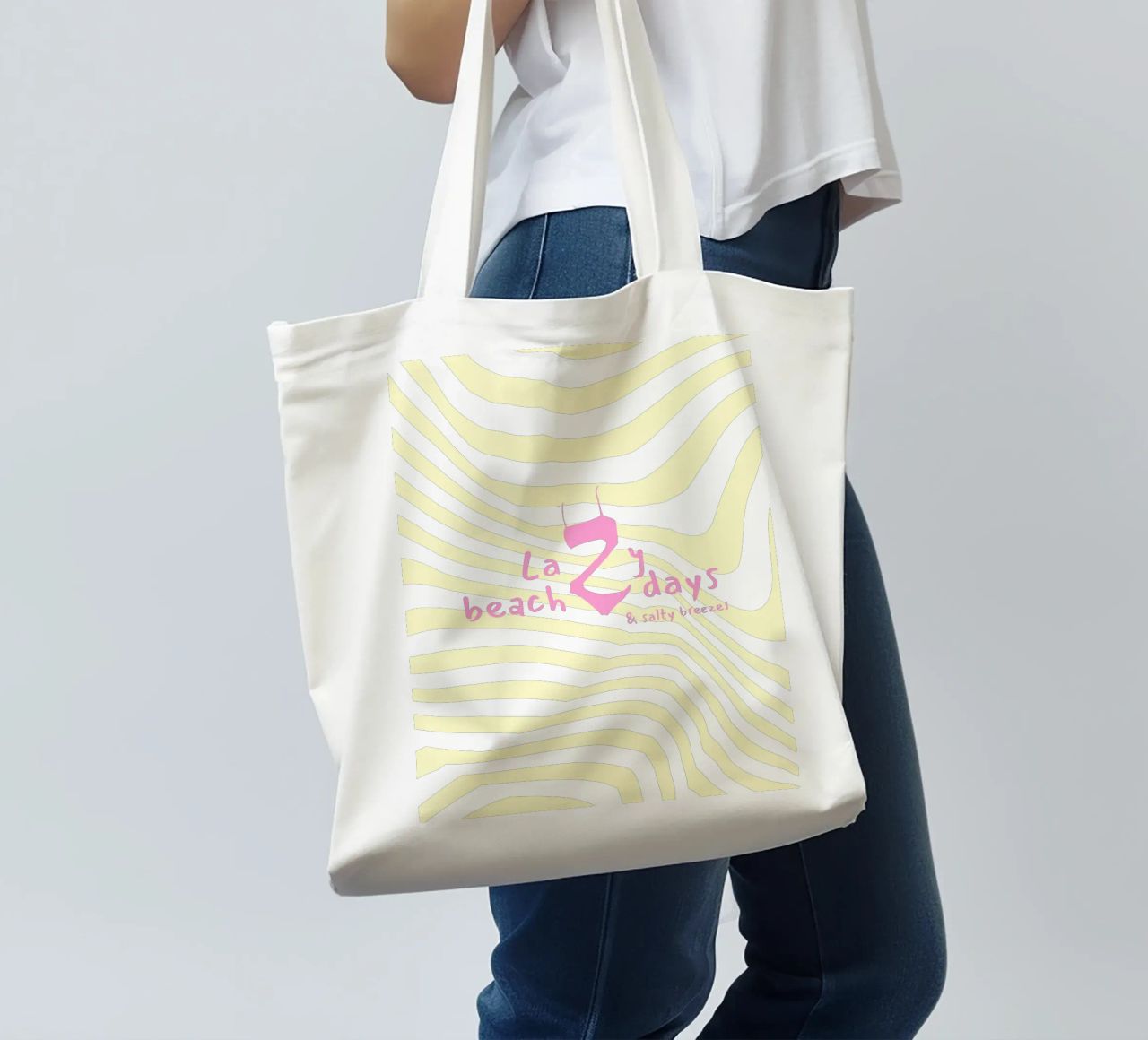 Lazy beach days borsa in juta da Bureau Purpur
