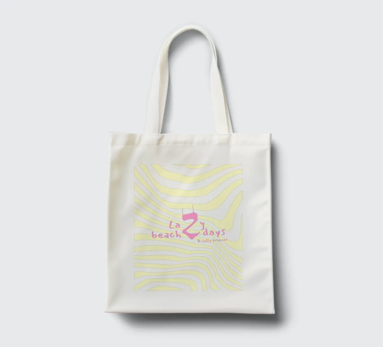 Lazy beach days borsa in juta da Bureau Purpur