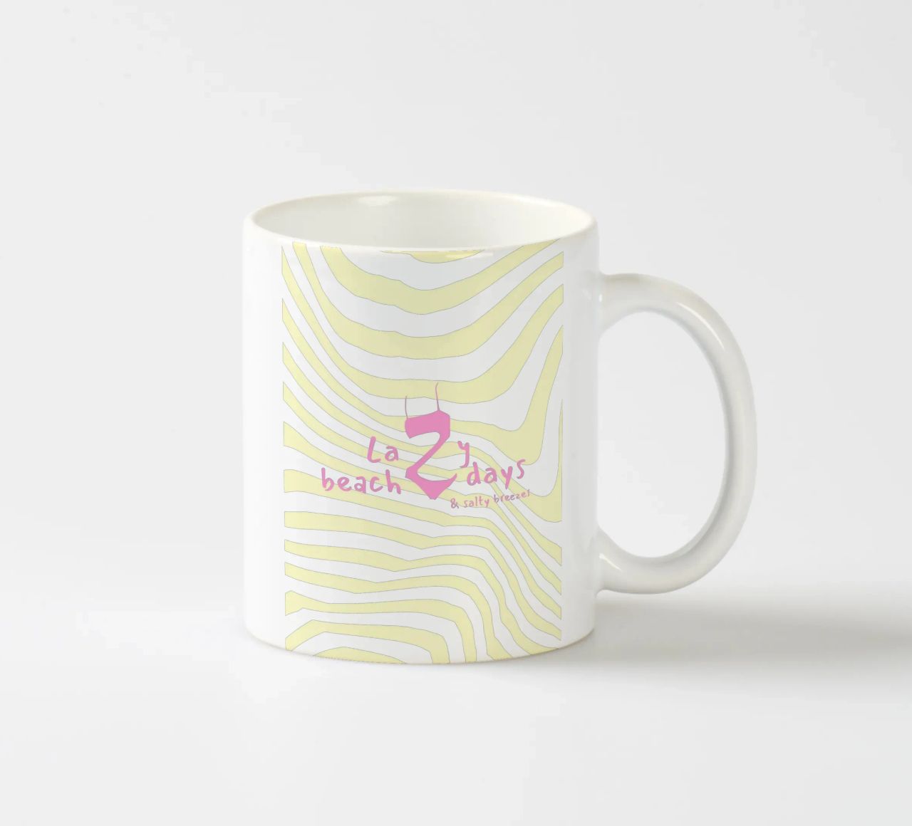 Lazy beach days tazza in ceramica da Bureau Purpur