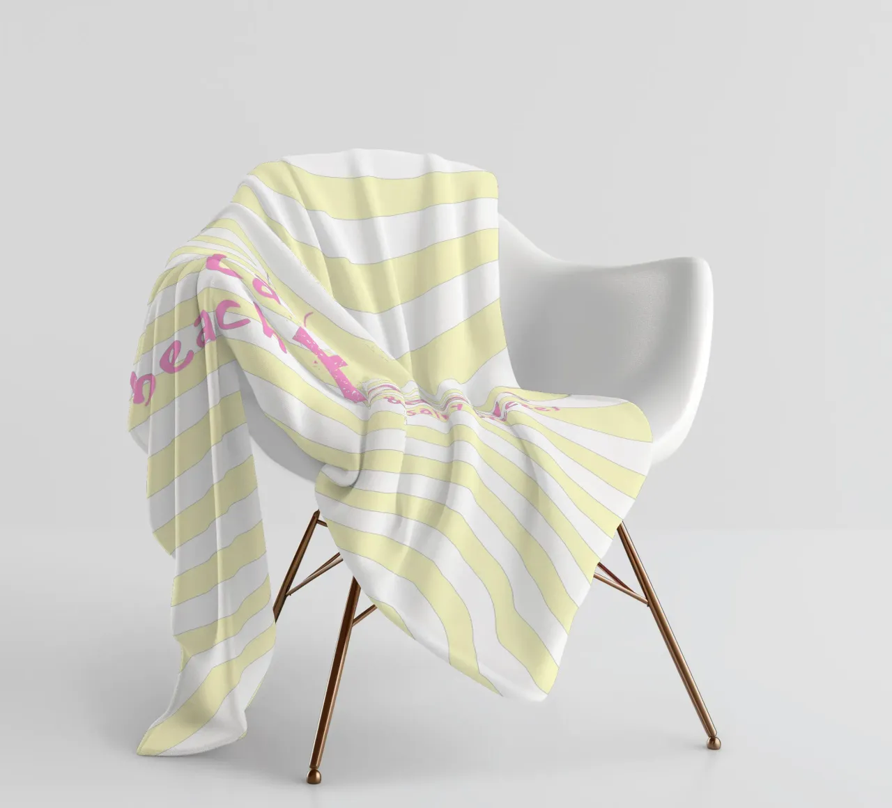 Lazy beach days Fleecedecke von Bureau Purpur