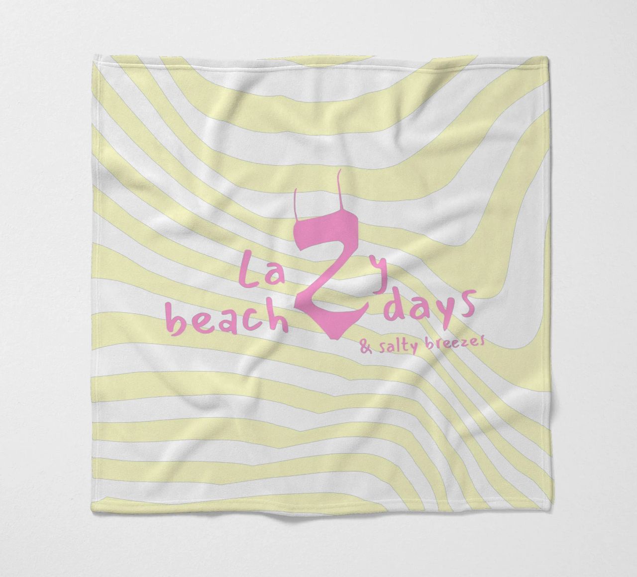 Lazy beach days coperta in pile da Bureau Purpur