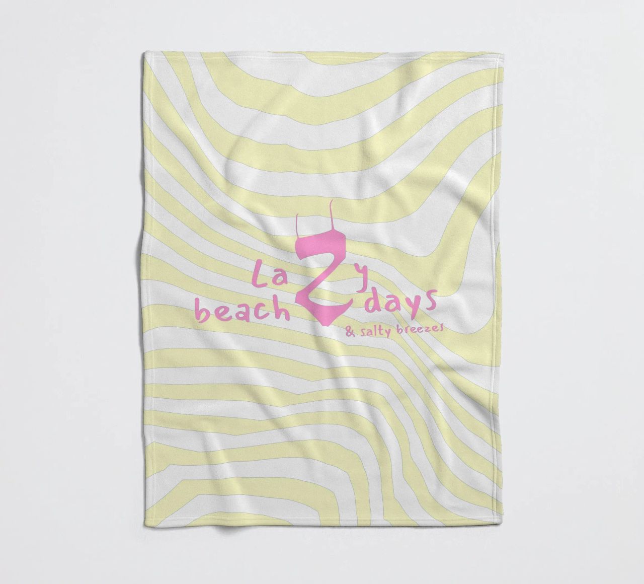 Lazy beach days coperta in pile da Bureau Purpur