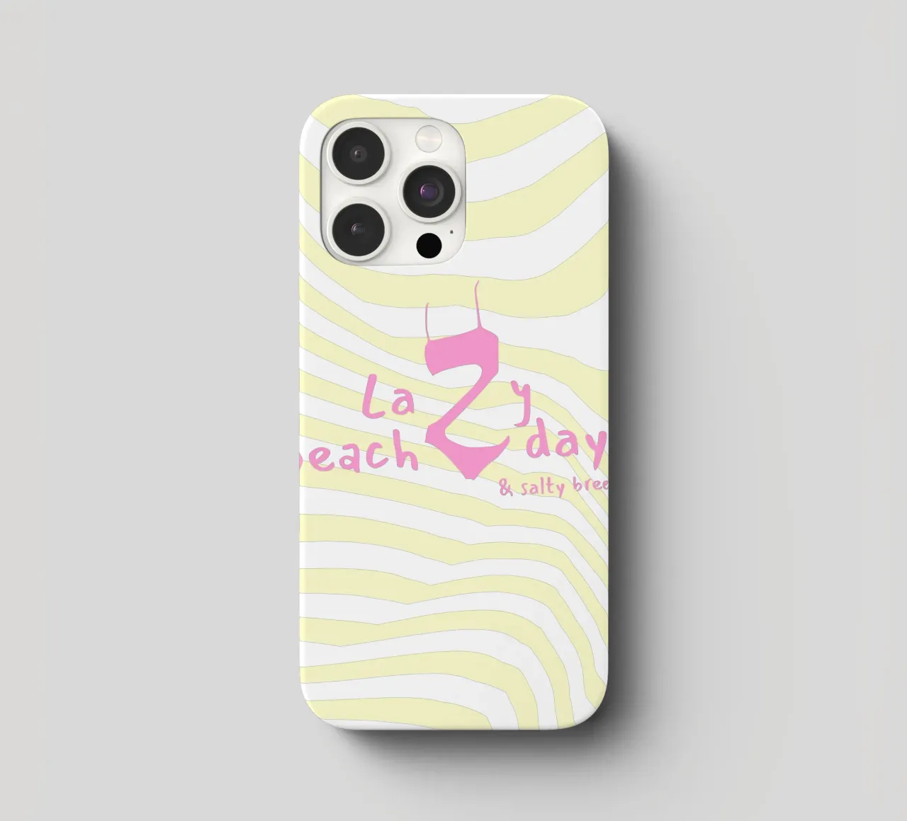 Lazy beach days cover iphone da Bureau Purpur