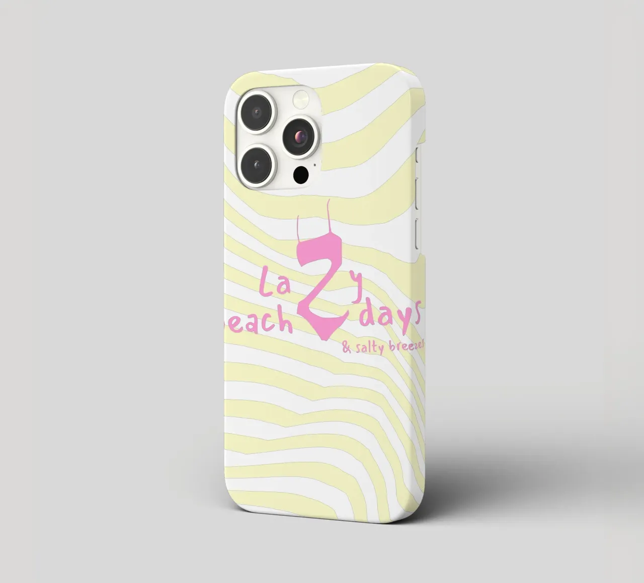 Lazy beach days cover iphone da Bureau Purpur