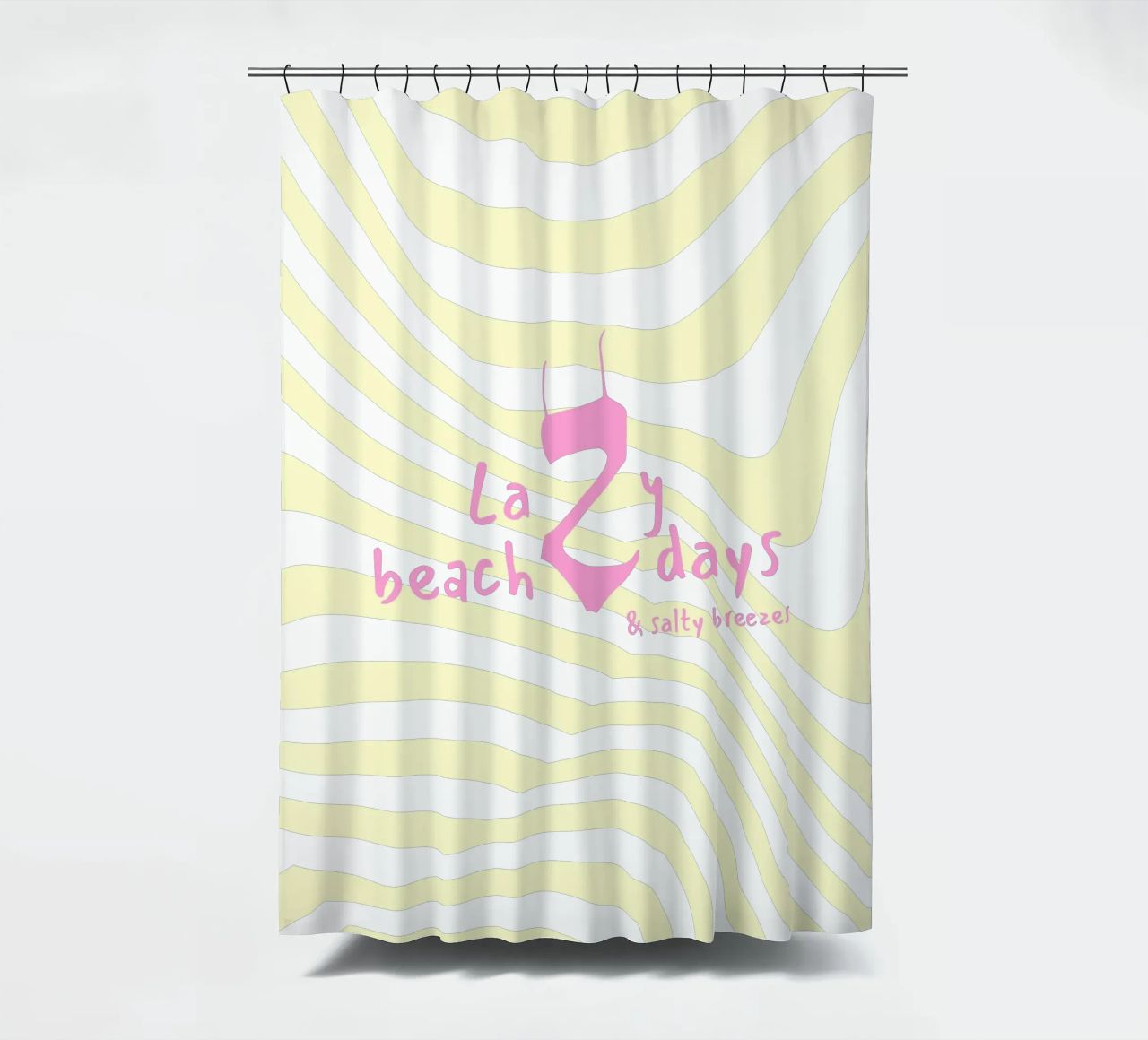 Lazy beach days tenda da doccia da Bureau Purpur