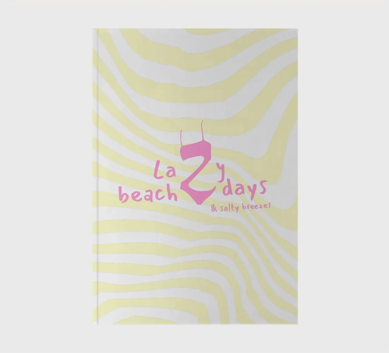 Lazy beach days notebook by Bureau Purpur