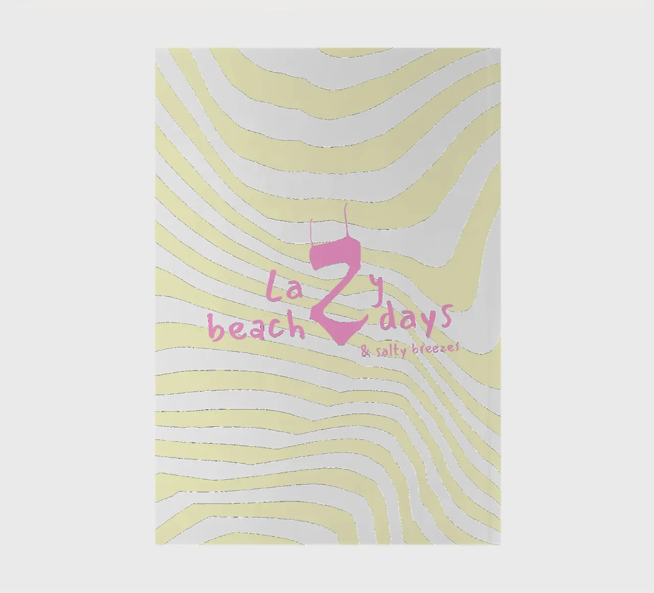 Lazy beach days notebook by Bureau Purpur