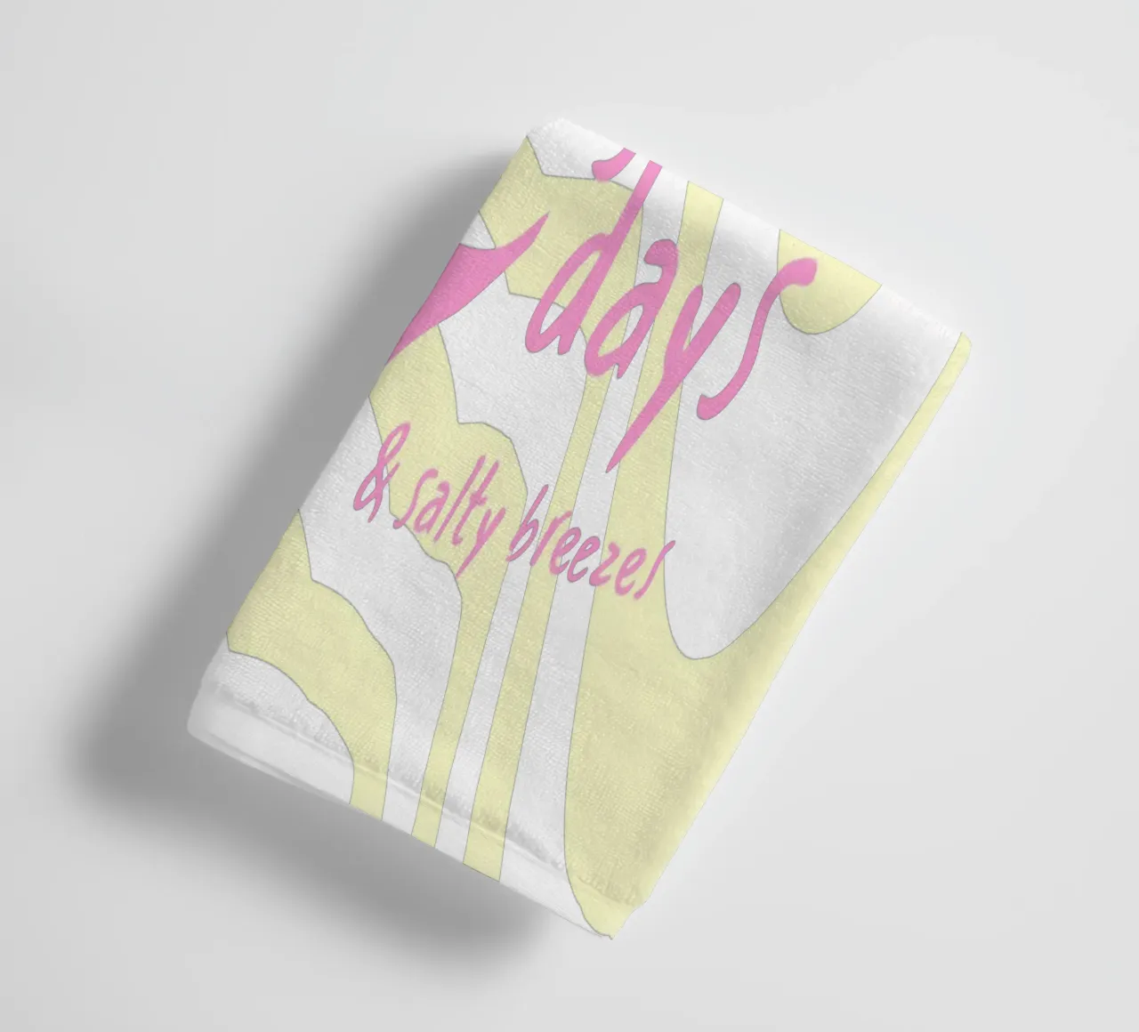 Lazy beach days asciugamano da bagno da Bureau Purpur