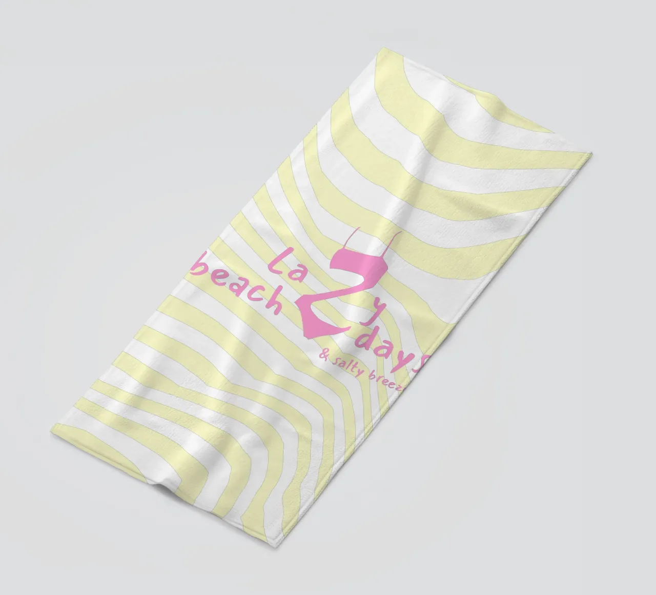 Lazy beach days serviette de plage de Bureau Purpur