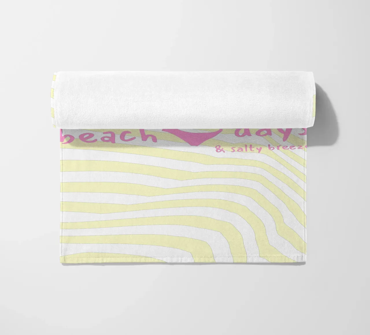 Lazy beach days serviette de plage de Bureau Purpur