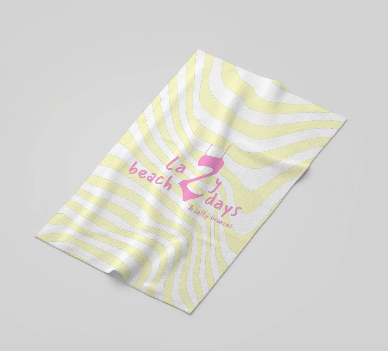 Lazy beach days serviette de plage de Bureau Purpur