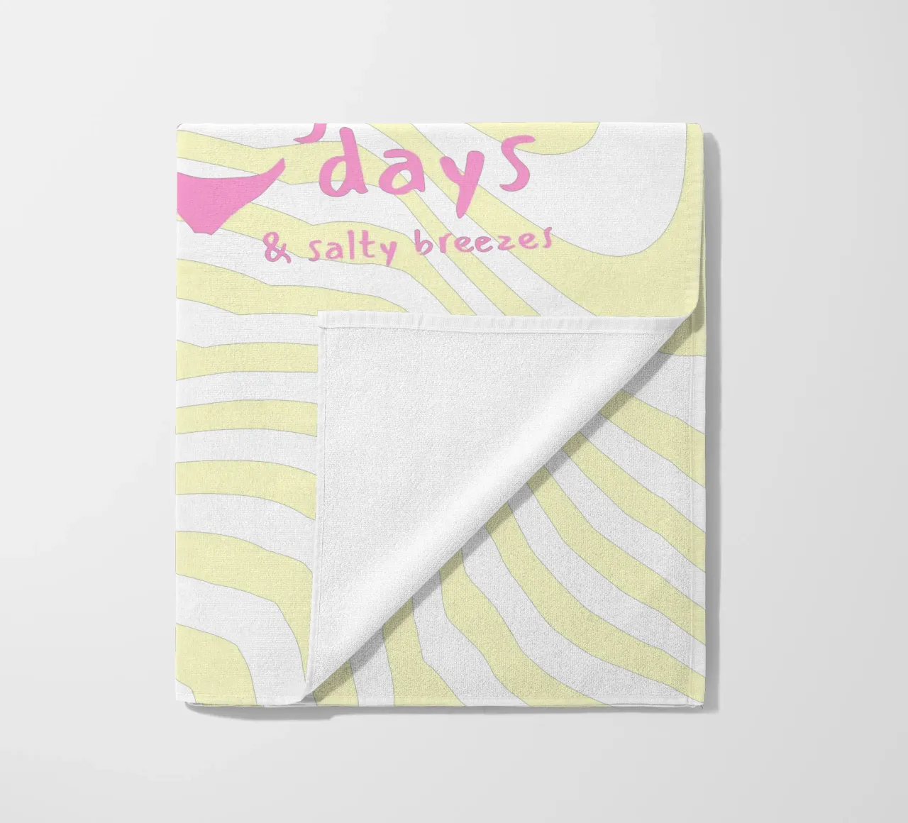 Lazy beach days serviette de plage de Bureau Purpur