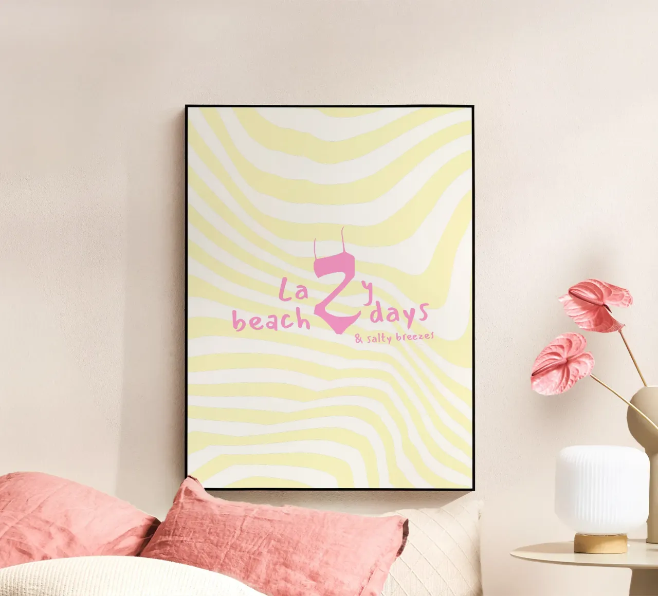 Lazy beach days plexiglass da Bureau Purpur