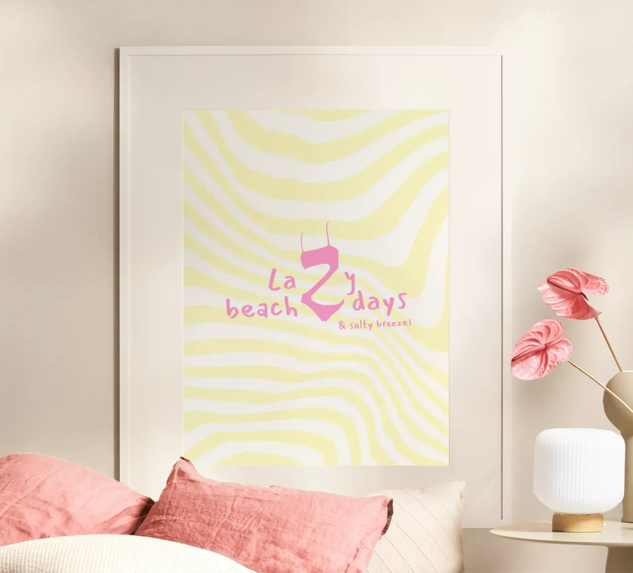 Lazy beach days carta hahnemühle da Bureau Purpur