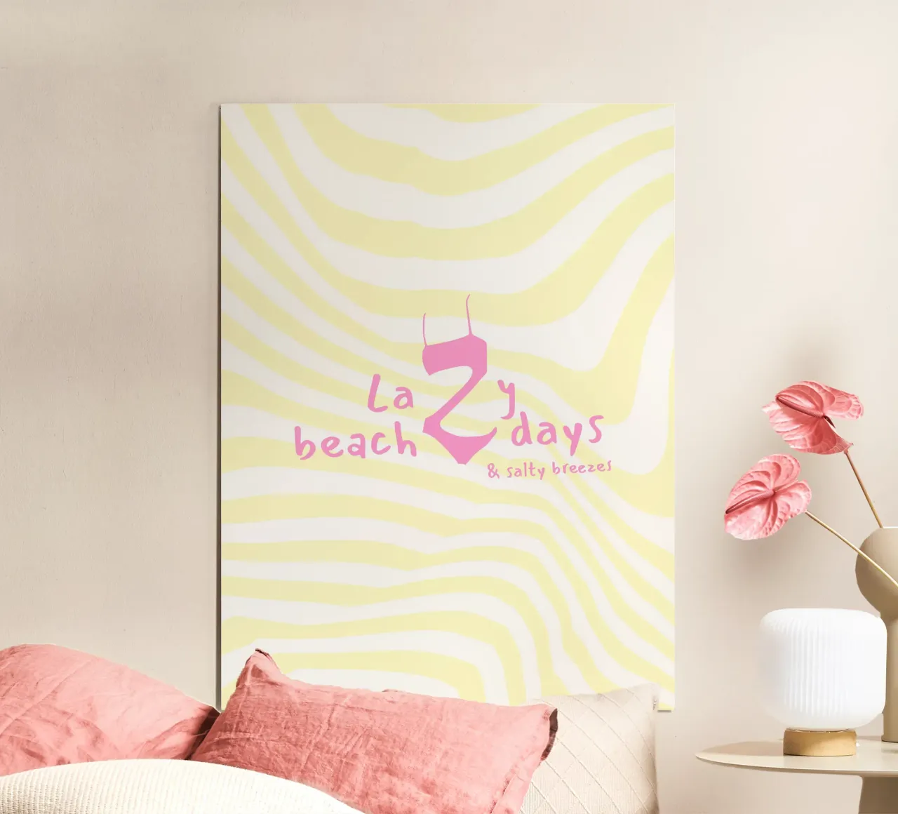 Lazy beach days poster da Bureau Purpur