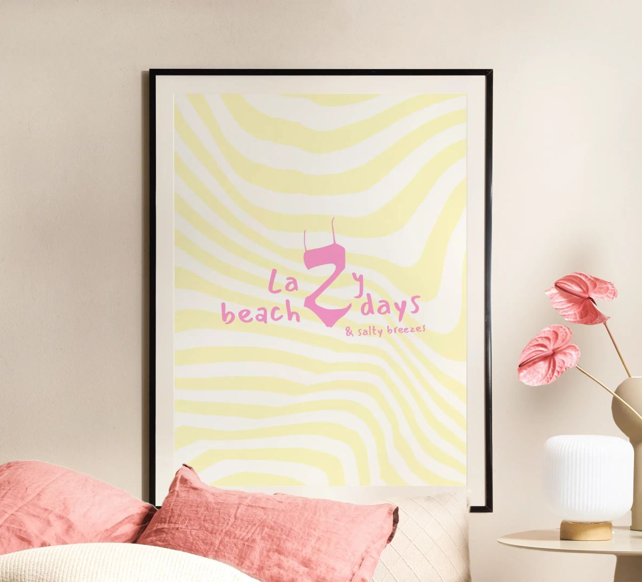 Lazy beach days carta hahnemühle da Bureau Purpur