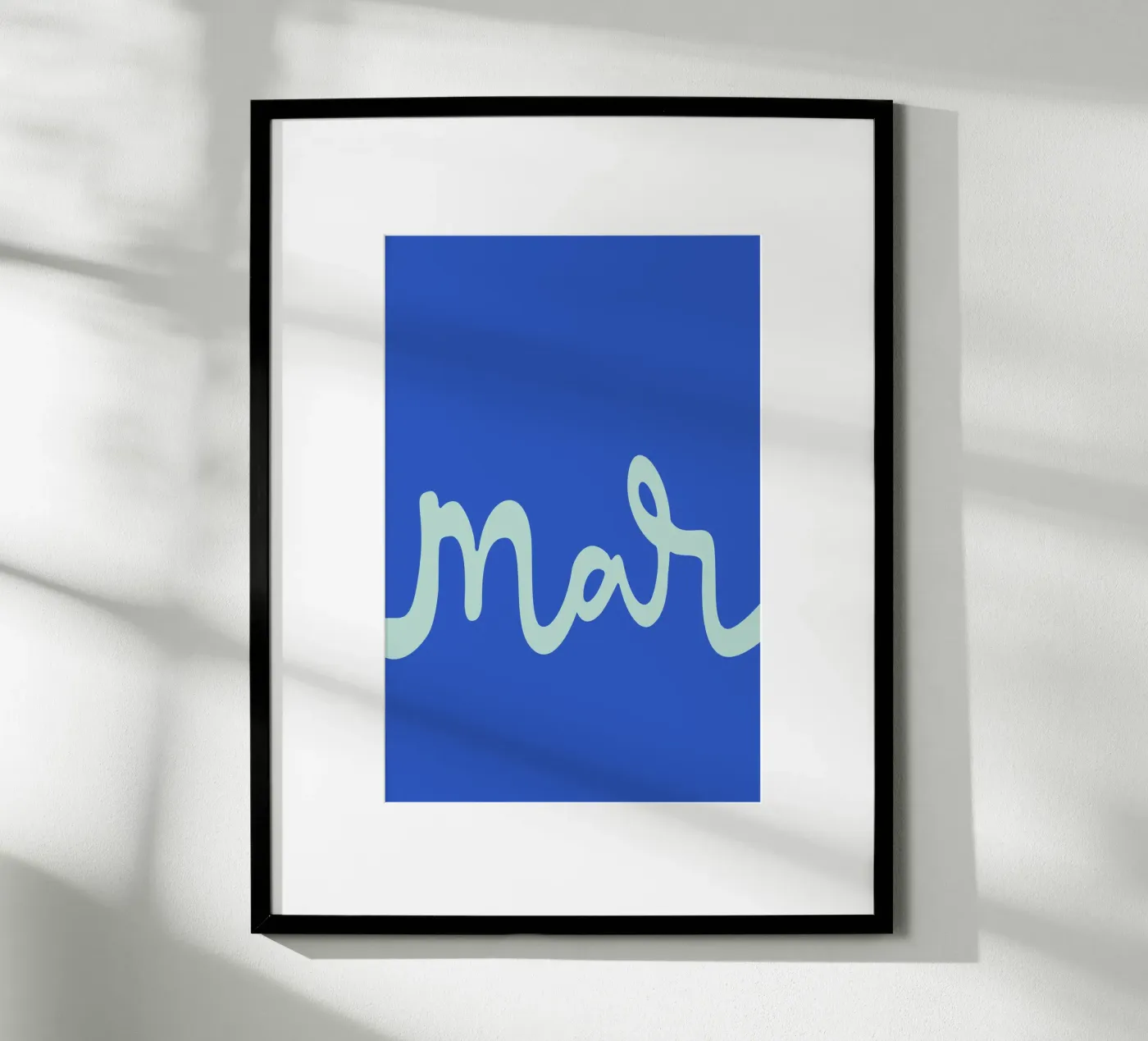Mar Lettering poster da Trend Collection by Palmartprints