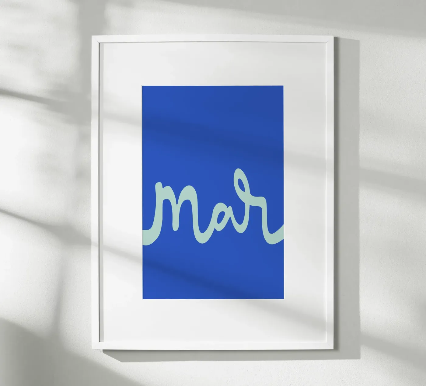 Mar Lettering poster da Trend Collection by Palmartprints