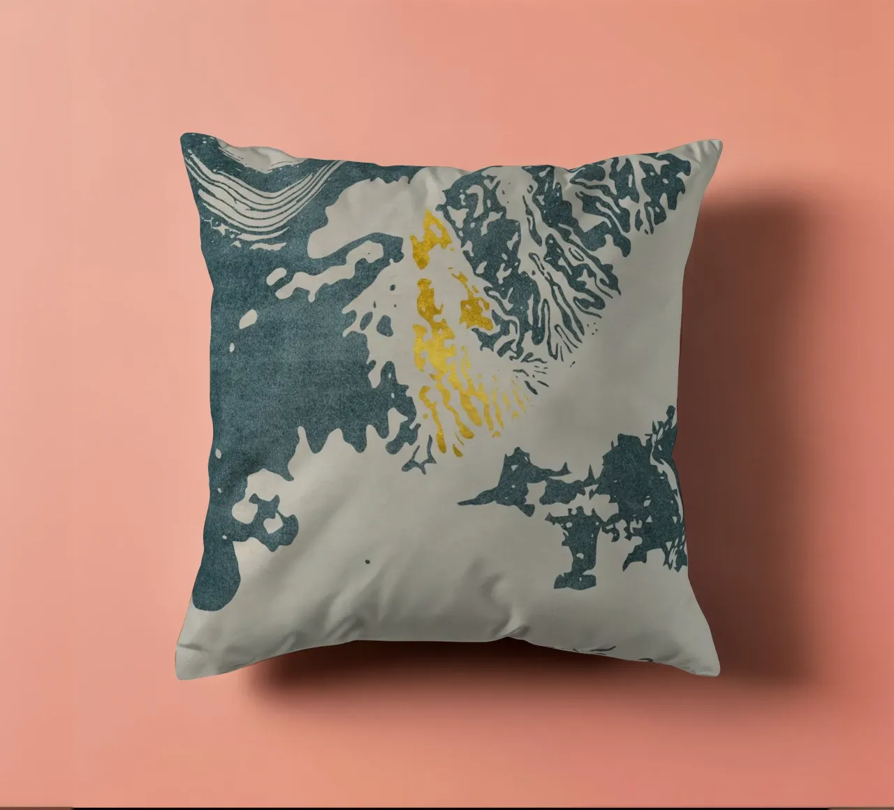 dynamic abstract Kissen von ramosashop