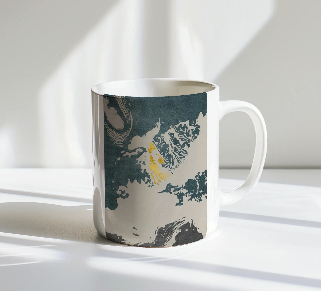 dynamic abstract taza de cerámica de ramosashop