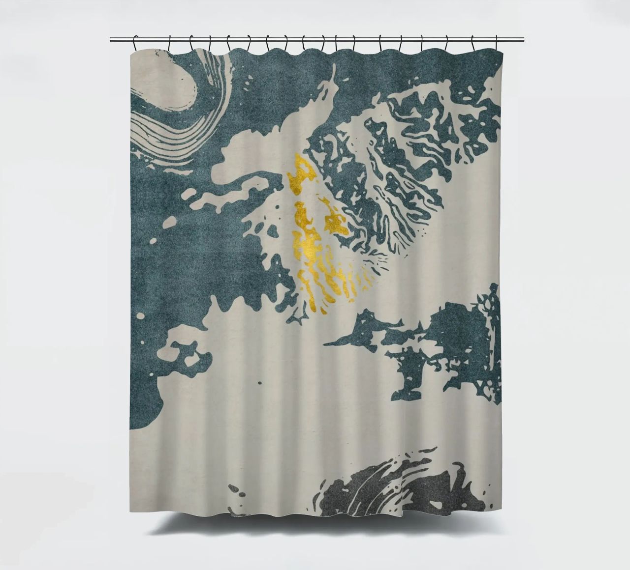 dynamic abstract cortina de baño de ramosashop